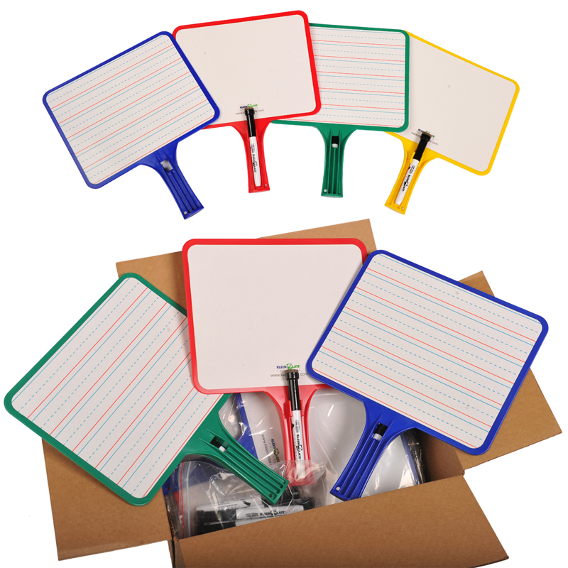 Kleenslate Dry Erase Paddles 12pk