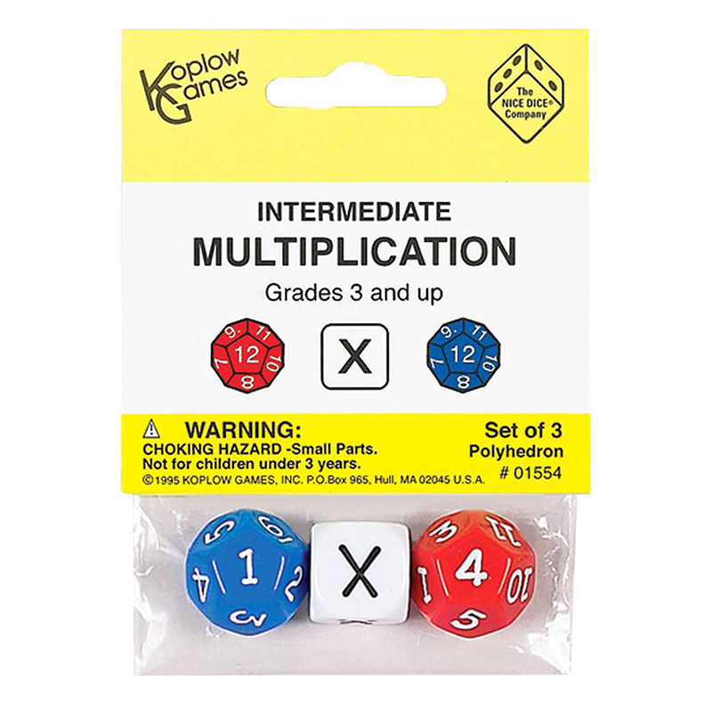 Intermediate Multiplication Dice