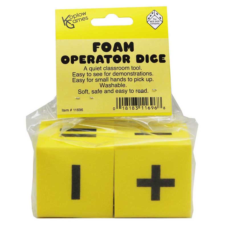 Foam Dice 2 Operator Set Of 2