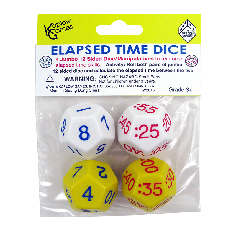 Elapsed Time Dice 2 Pair