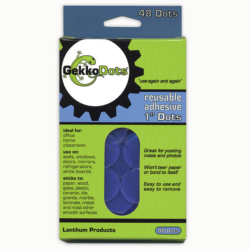 (2 Pk) Gekkodots Reusable Adhesive