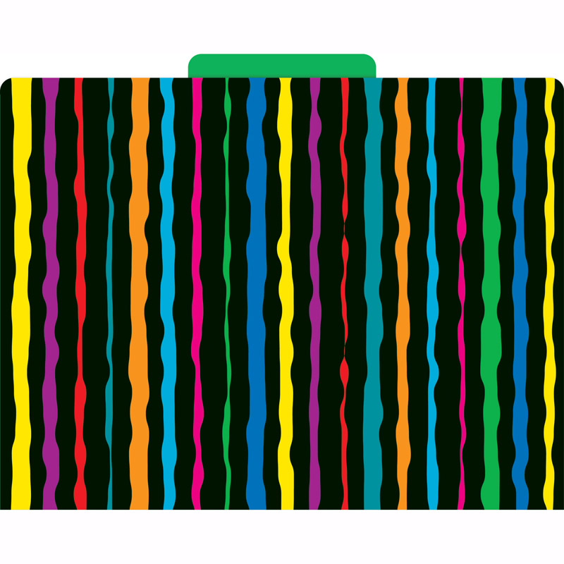 Neon Stripes Functional File Folder