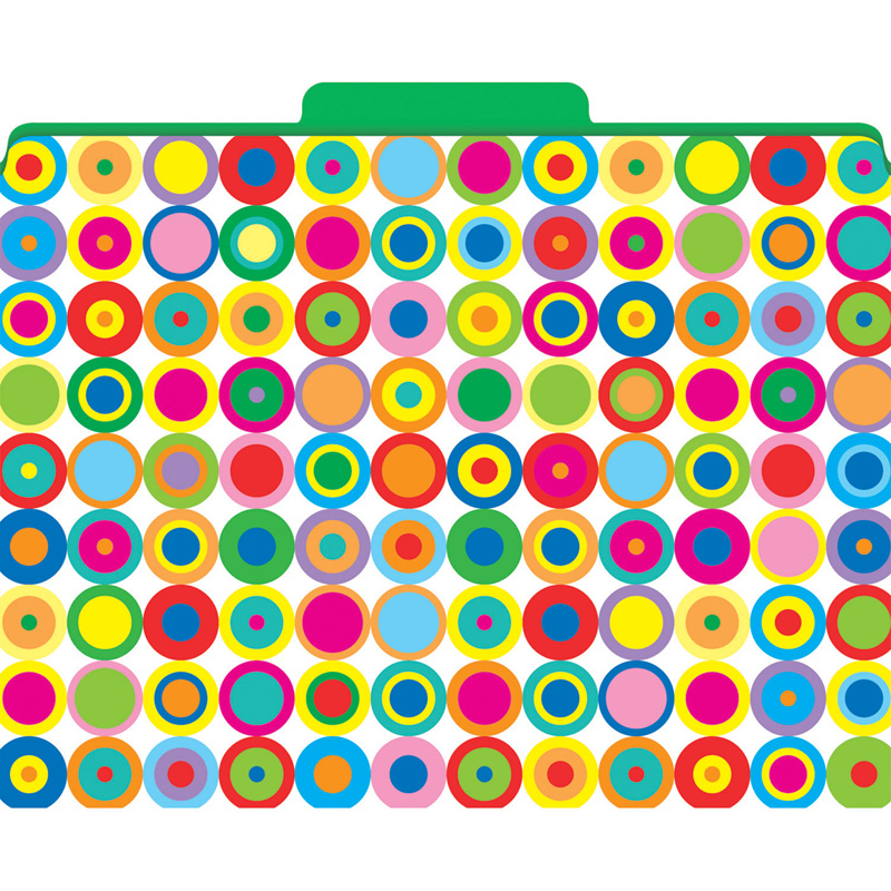 Functional File Folders Disco Dots