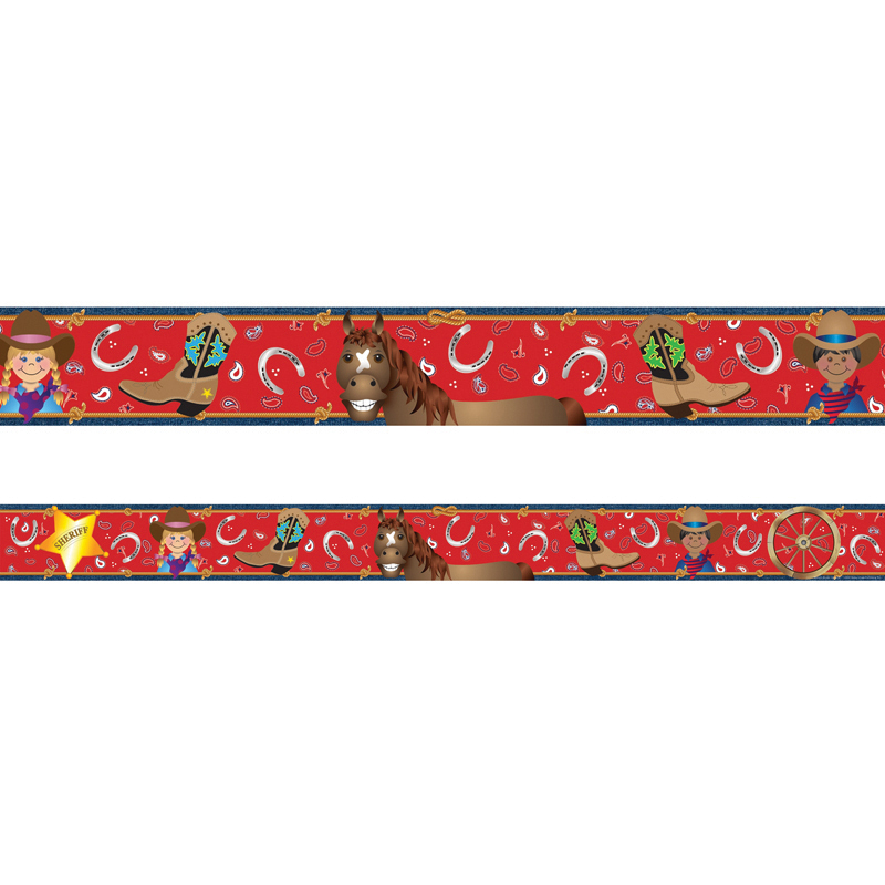 (4 Pk) Western All Around Border