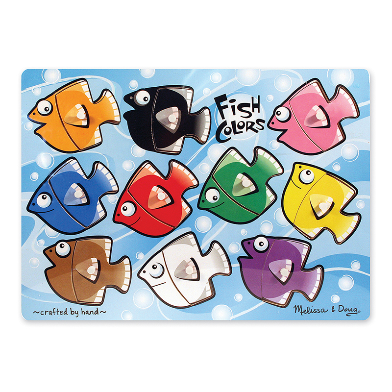 Fish Colors Mix N Match Peg Puzzle