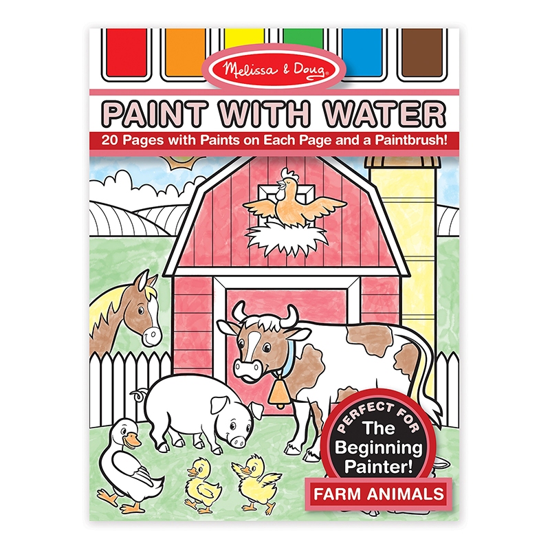 Paint With Water Farm Animals