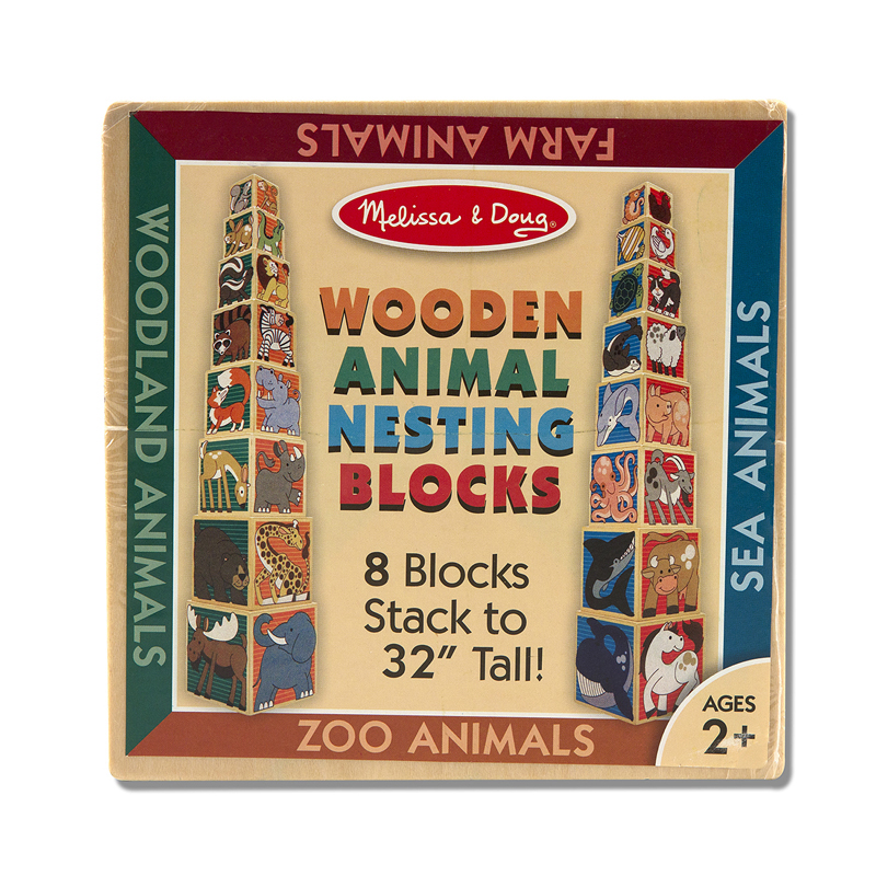 Wooden Animal Nesting Blocks