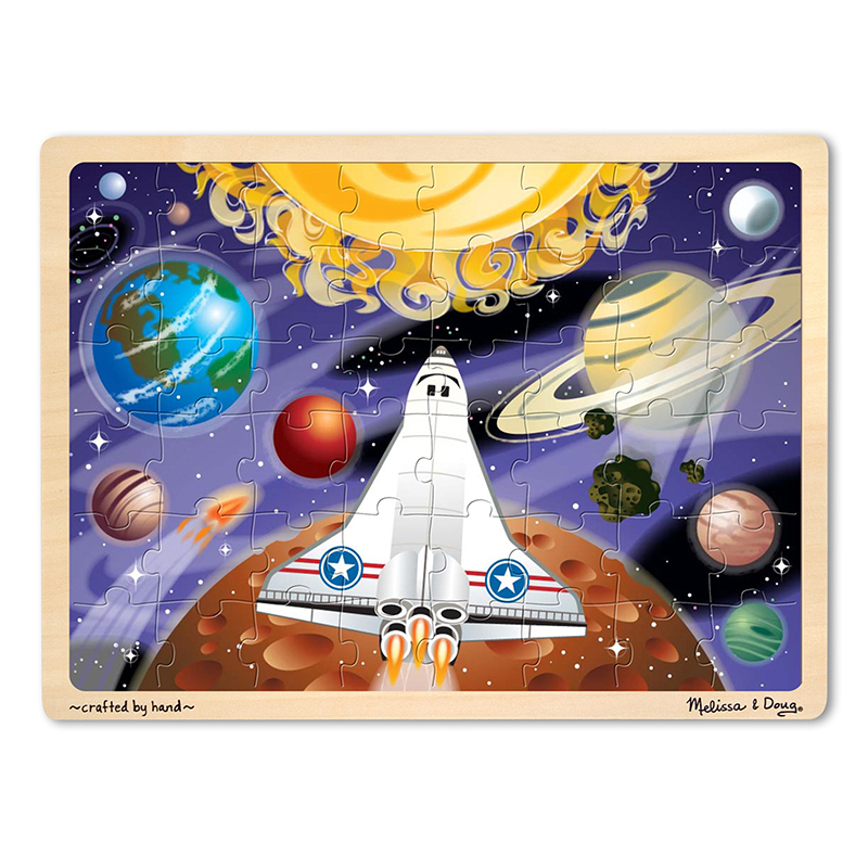Space Voyage 48-Piece Wooden Jigsaw