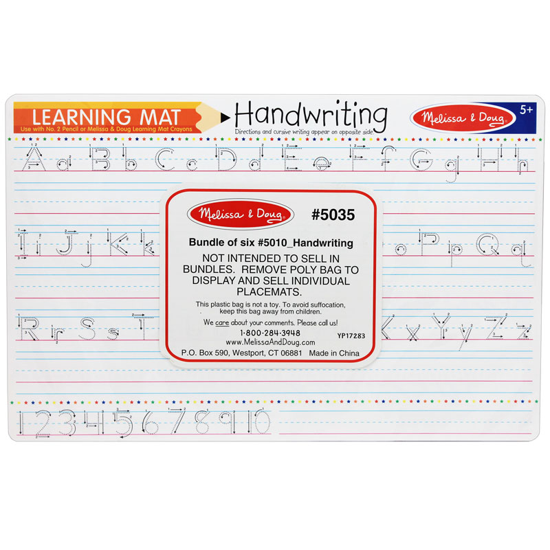 Handwriting Write A Mat 6pk