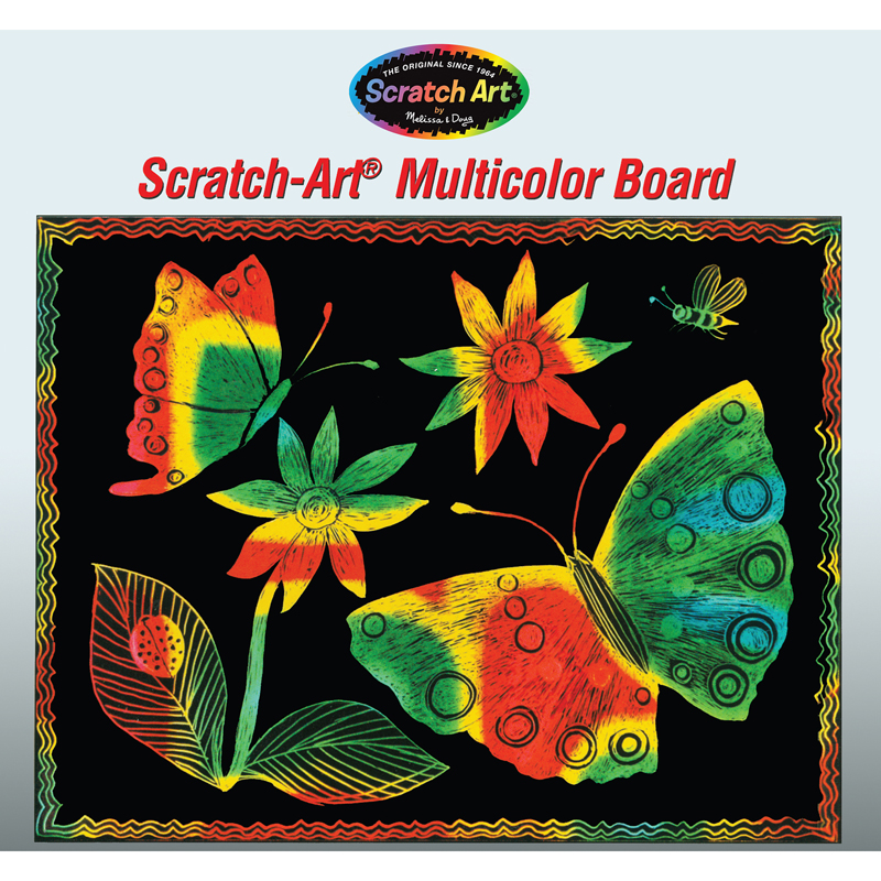 Scratch-Art Board 30 Sht Multi