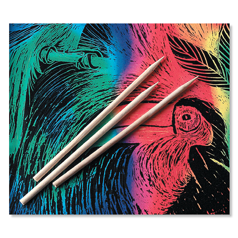 (6 Pk) Wood Sticks