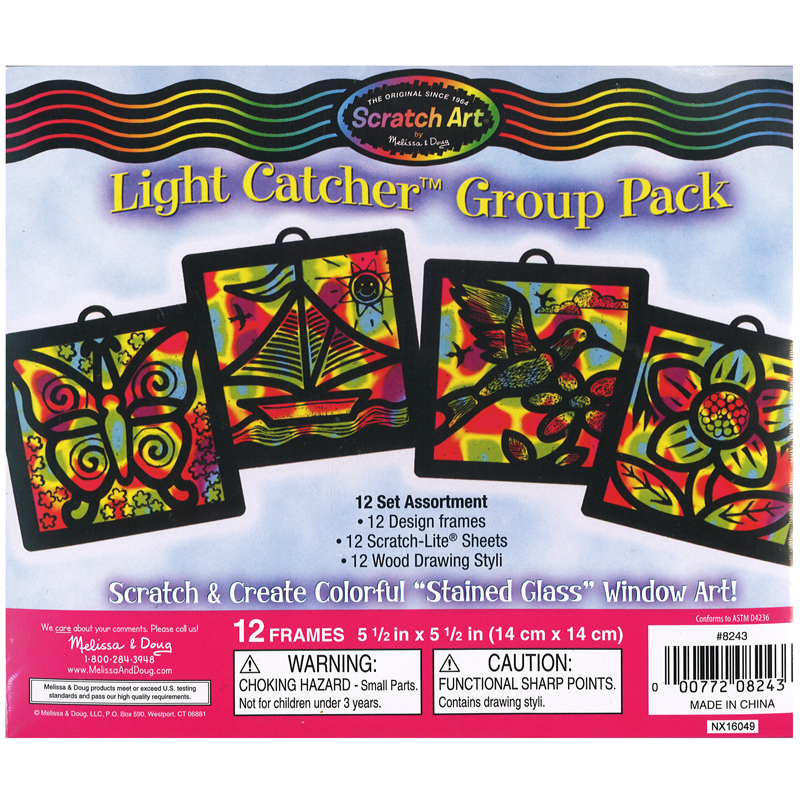 Scratch-Art Light Catcher Group Pk