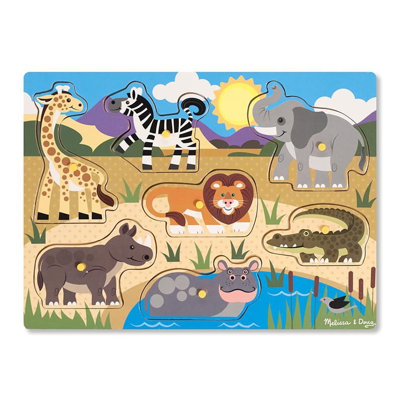 Safari Peg Puzzle