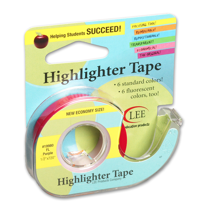 Removable Highlighter Tape