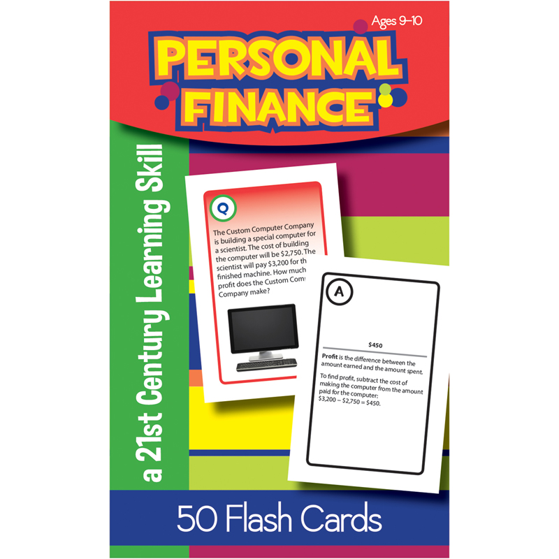 Personal Finance Flash Cards Gr 4