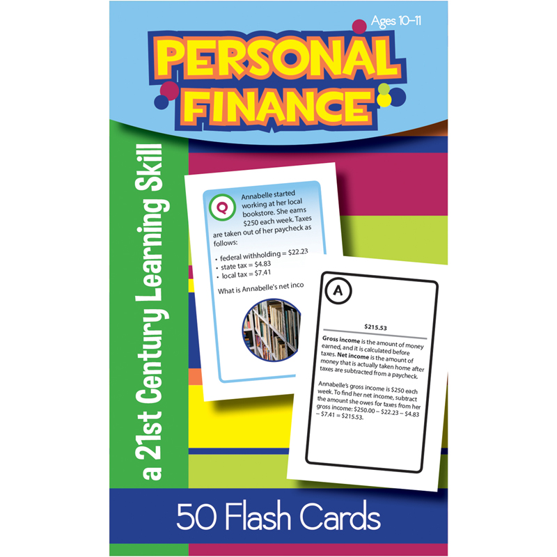 Personal Finance Flash Cards Gr 5
