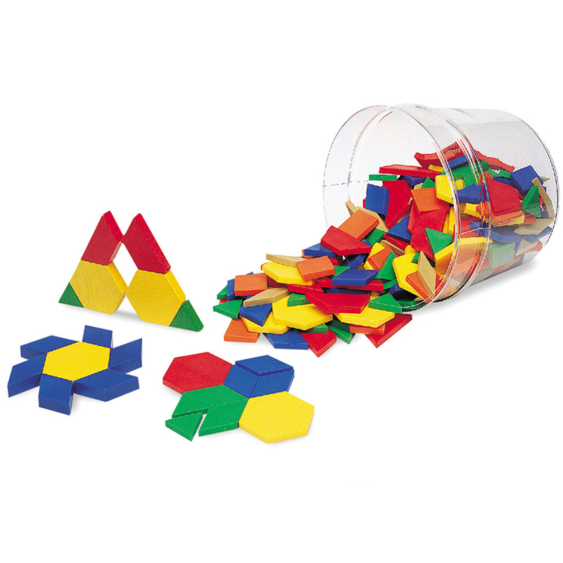 Pattern Blocks Plastic .5cm 250/Pk