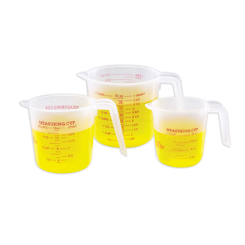 Liquid Measures Cup Pint Quart