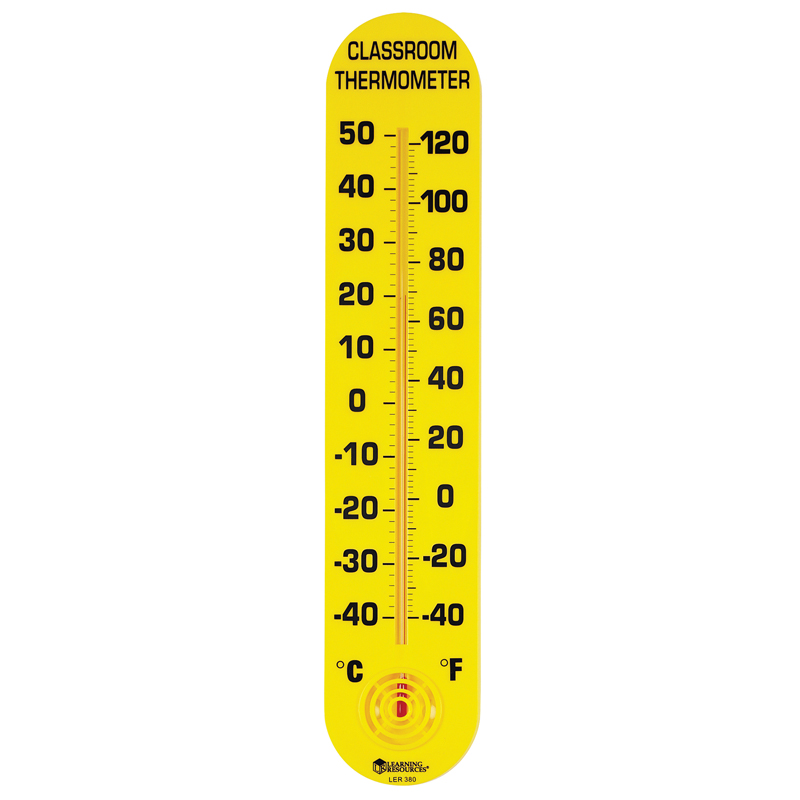 Classroom Thermometer 15h X 3w