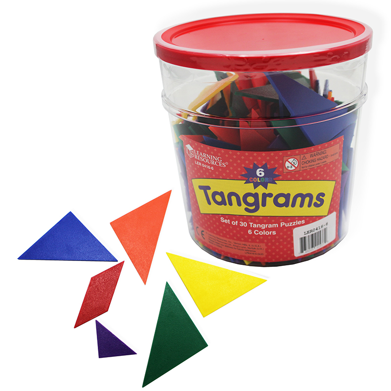 Tangrams Classpk 6 Colors 30