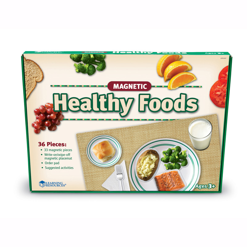 Magnetic Healthy Foods 34 Pcs