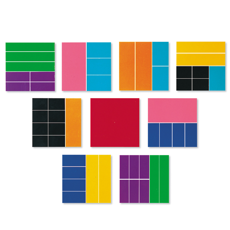 Delx Rainbow Fraction Squares 51/Pk