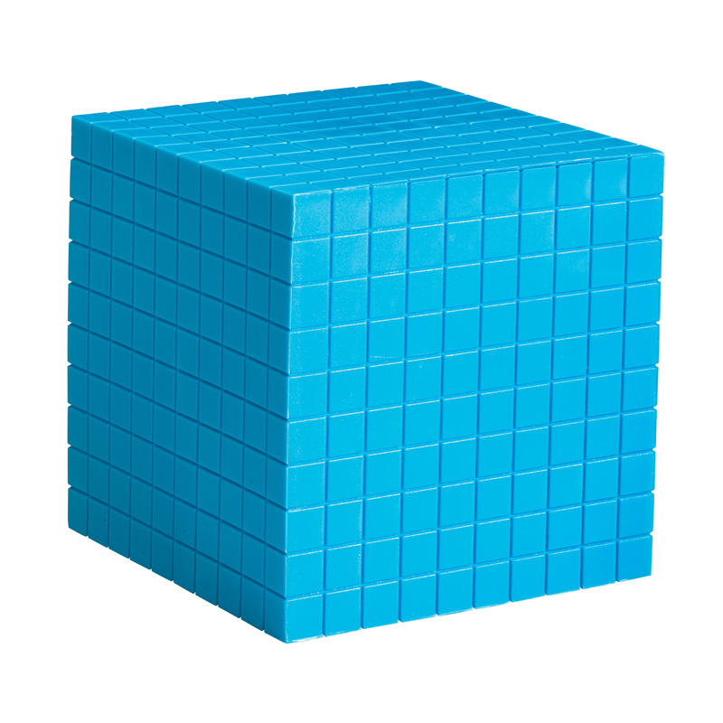 Base Ten Cube Plastic Bl 10x10x10cm