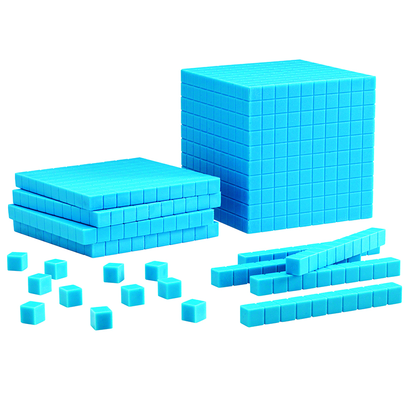 Base Ten Starter Set Plastic Blue