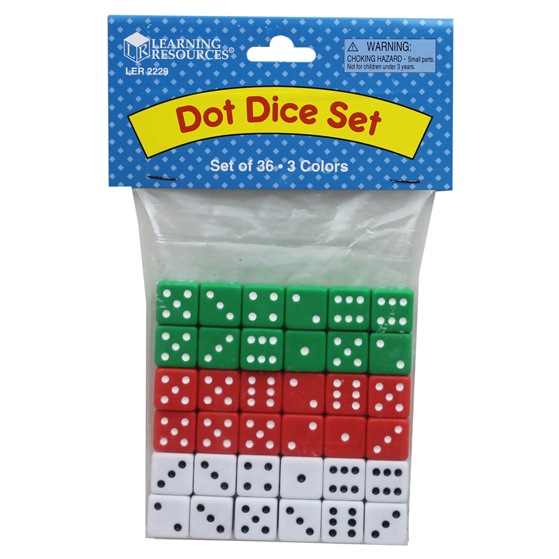 Dice Dot 36-Pk