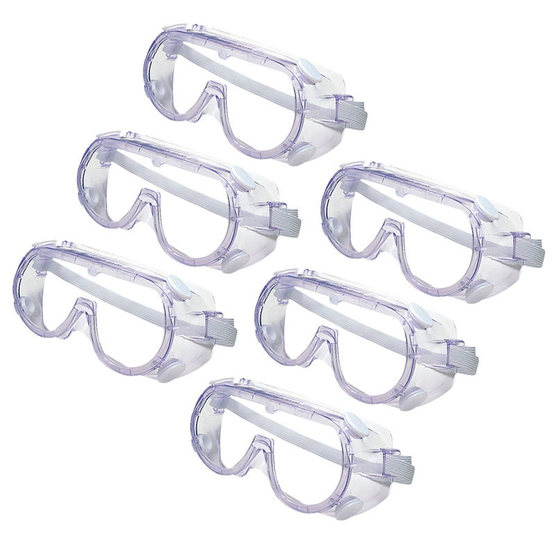 (6 Ea) Safety Goggles Meet Ansi