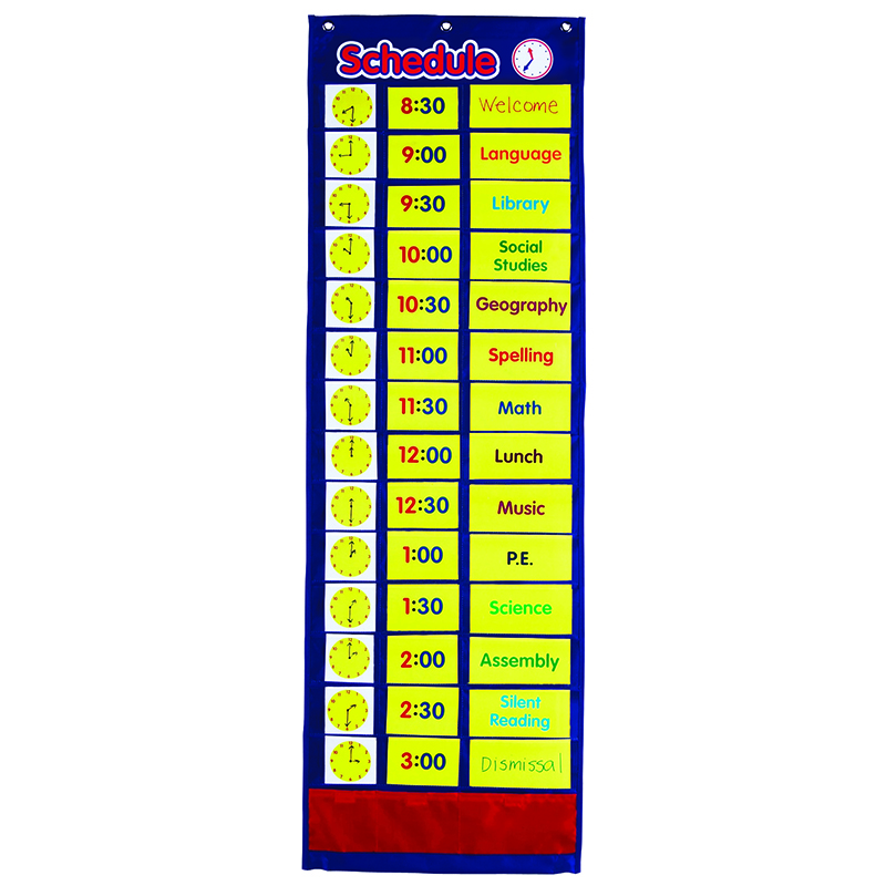 Daily Schedule Pocket Chart