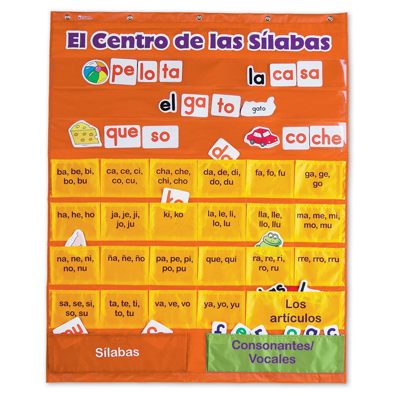 Spanish Syllables Pc W/ Cards