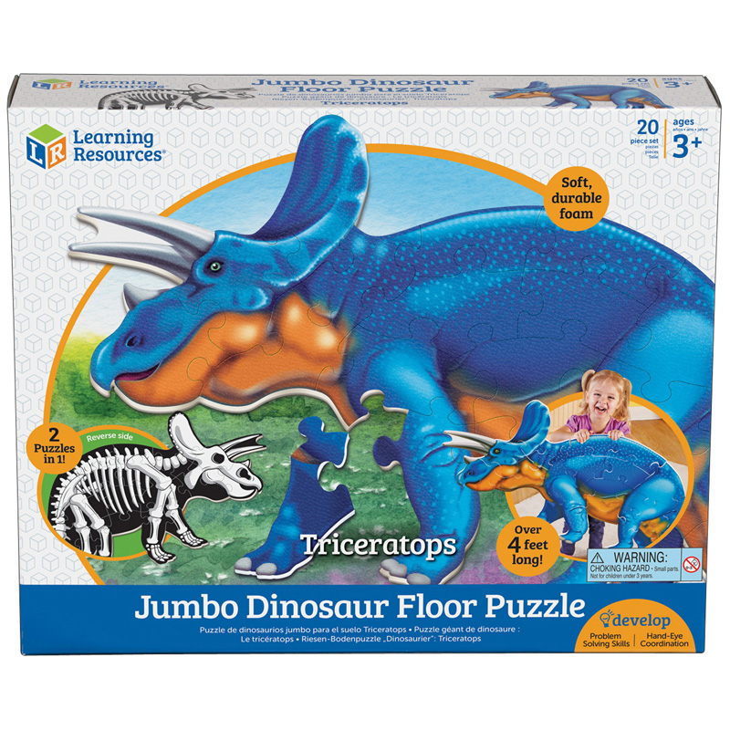 Jumbo Dinosaur Puzzle Triceratops