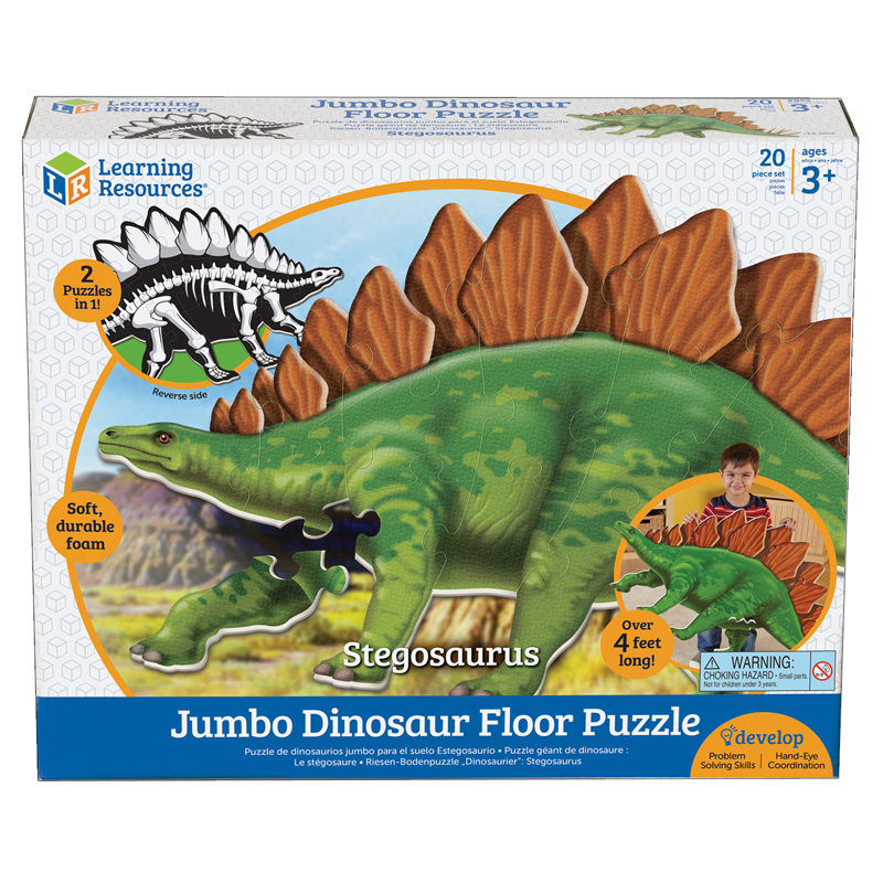 Jumbo Dinosaur Puzzle Stegosaurus