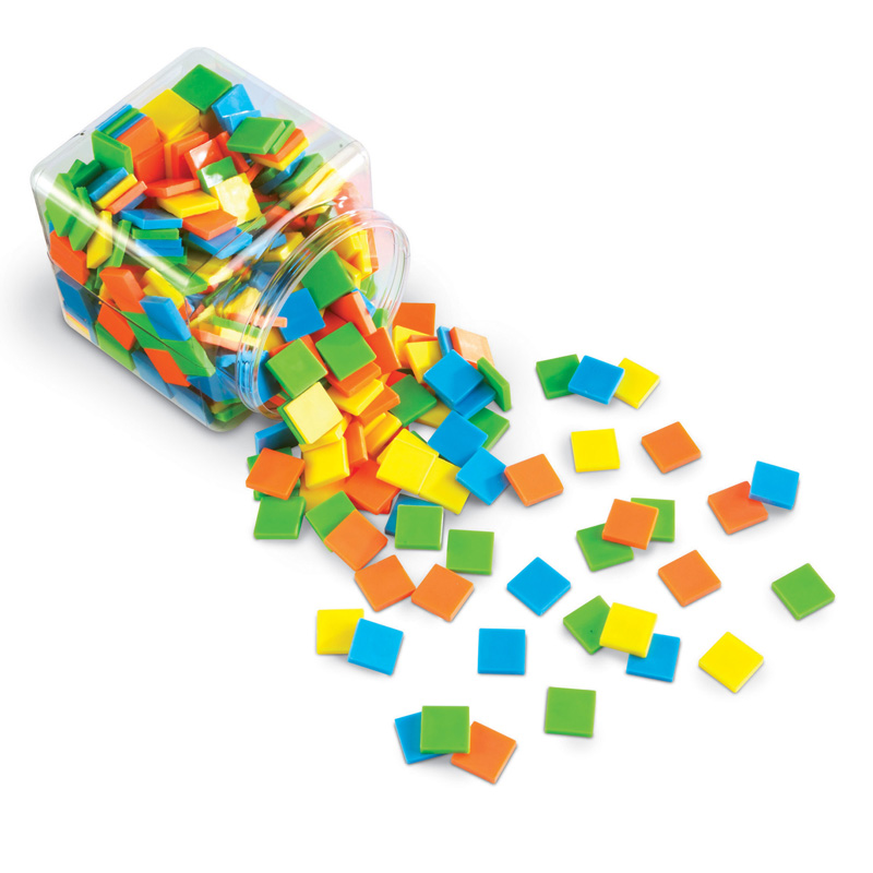 Square Tiles Brights Set Of 400