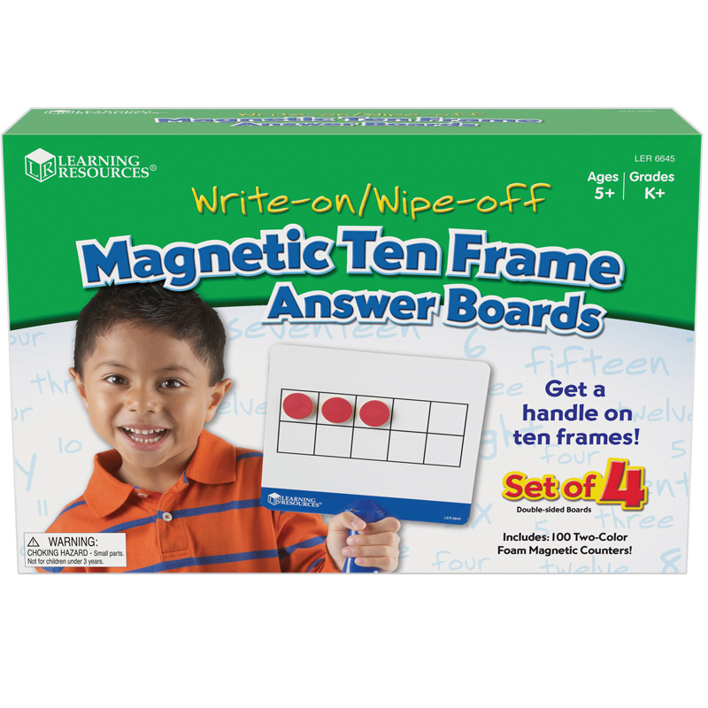 Magnetic Ten Frame Answer Boards