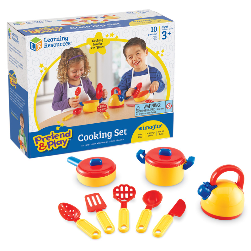 Pretend & Play Cooking Set 10 Pcs