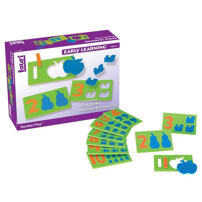 Number Play 10/Pk Ages 3-6