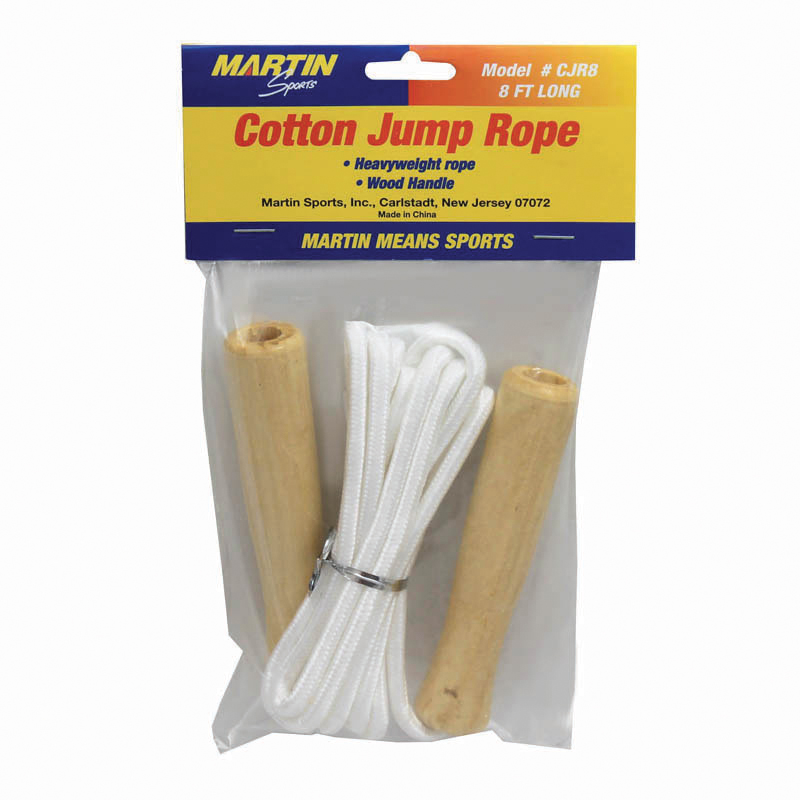 Jump Rope Cotton 8wood Handle