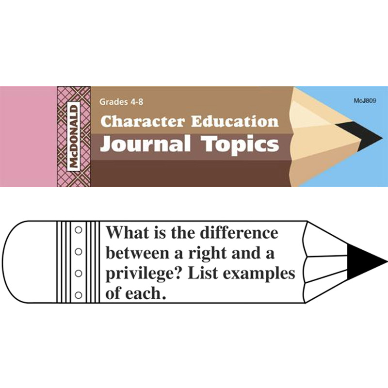 Journal Booklet Character Education