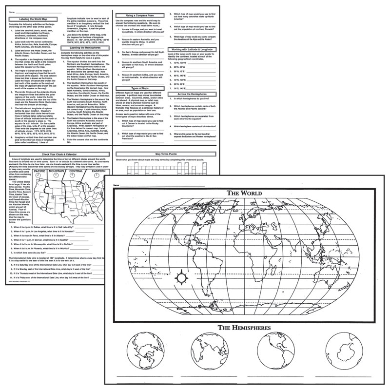 Activity Posters Basic Map Skills