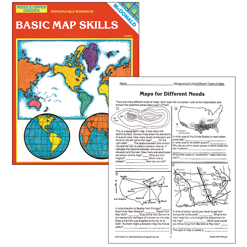 Basic Map Skills Gr 6-9