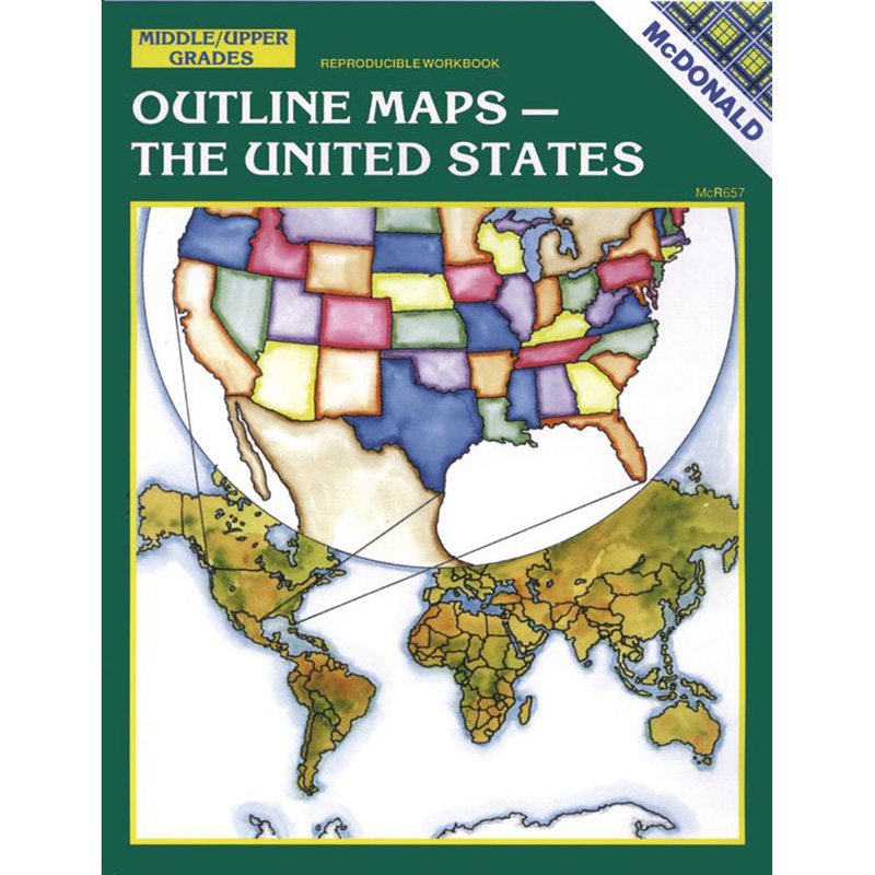 Outline Maps The Us Gr 6-9