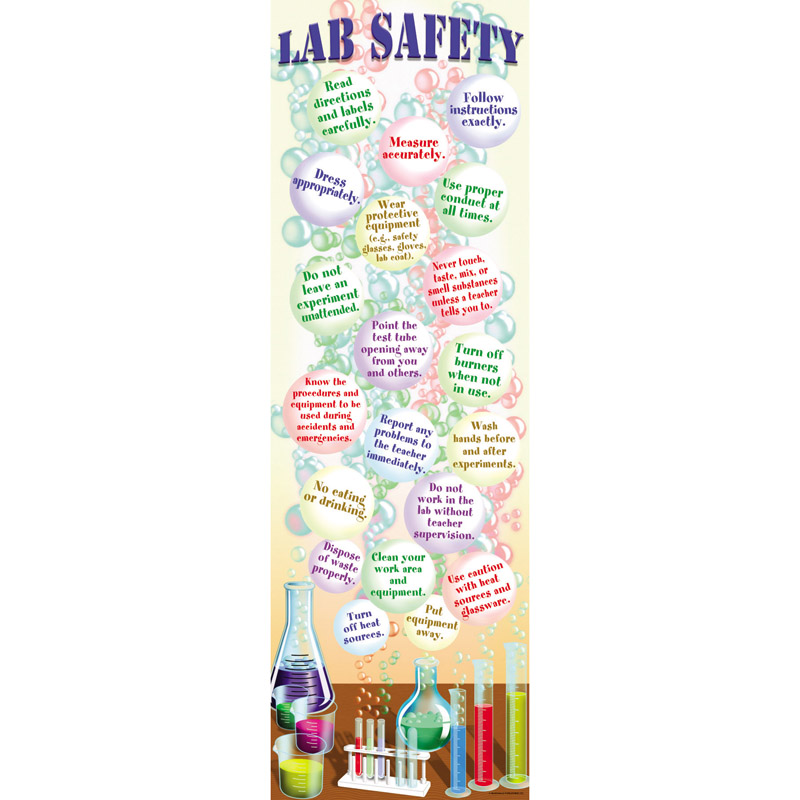 Science Lab Safety Colossal Poster