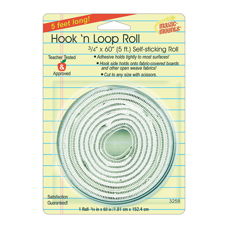 Hook N Loop 3/4in X 60in Roll