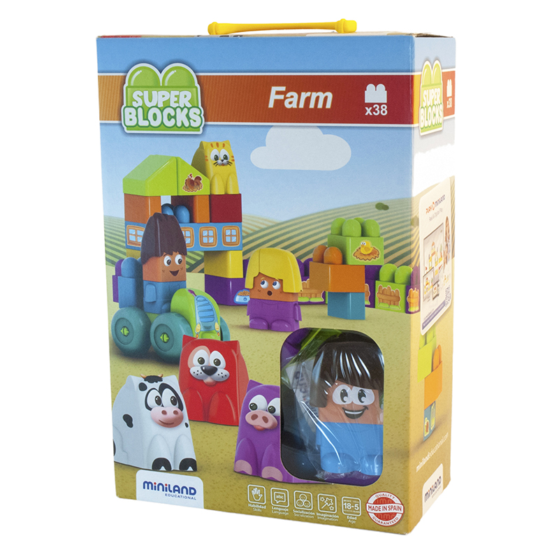 Super Blocks Farm Set