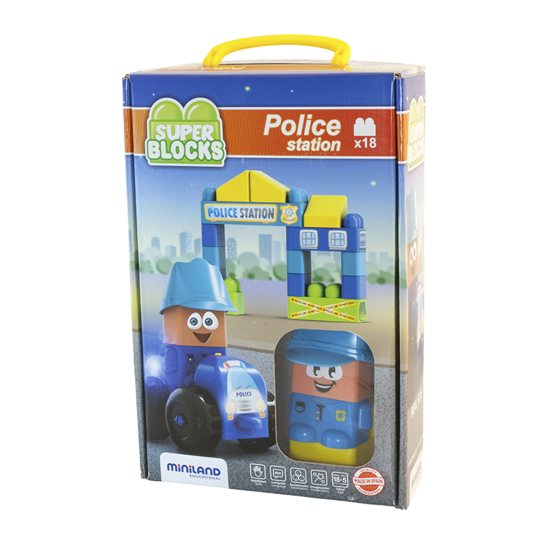 Super Blocks Police Station Set