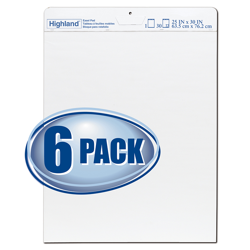 Highland Easel Pad Pack Of 6