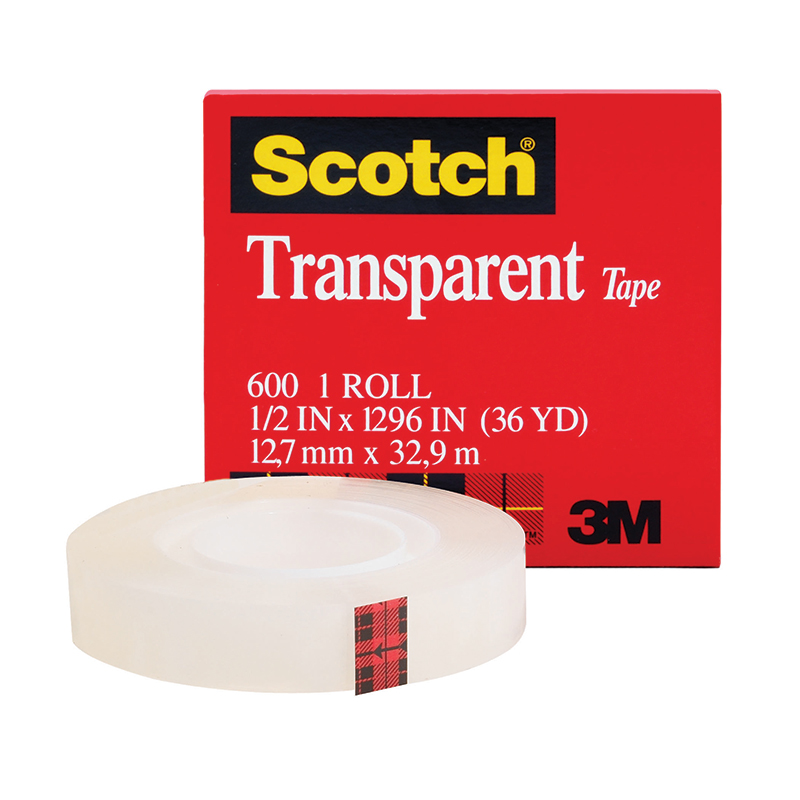 Tape Transparent Film 1/2 X 1296