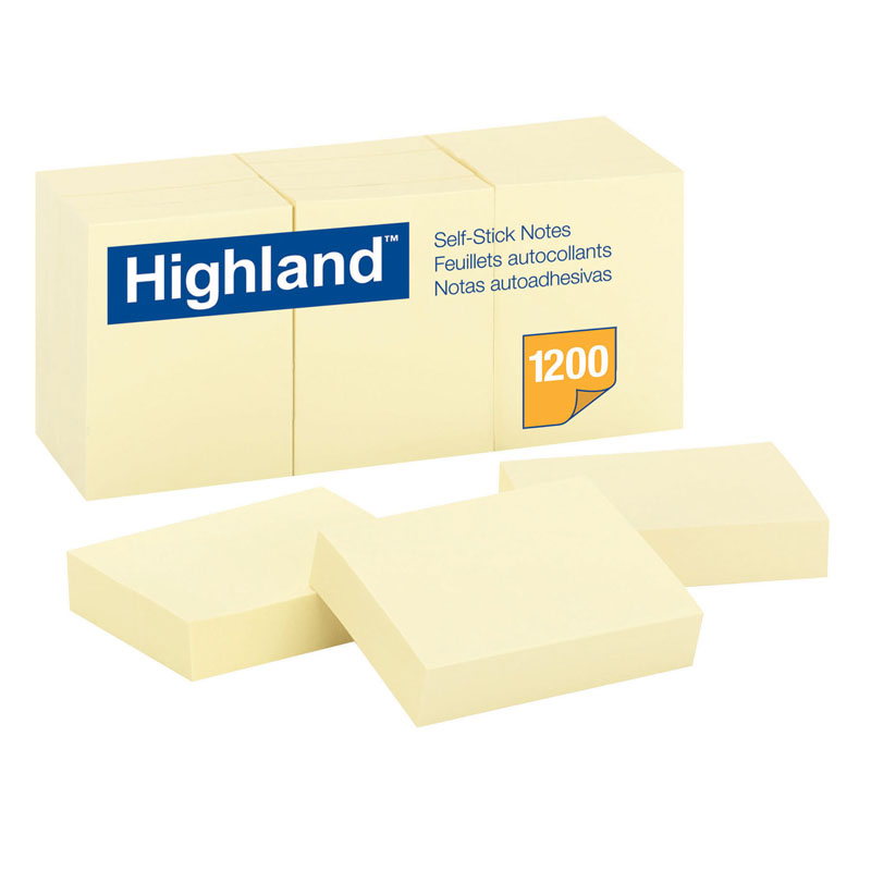 Notes Highland Yellow 1 1/2 X 2